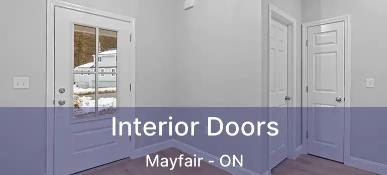 Interior Doors Mayfair - ON