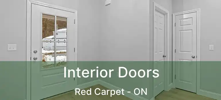 Interior Doors Red Carpet - ON