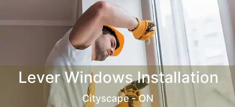 Lever Windows Installation Cityscape - ON