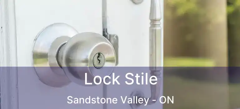 Lock Stile Sandstone Valley - ON
