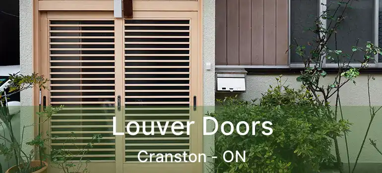 Louver Doors Cranston - ON