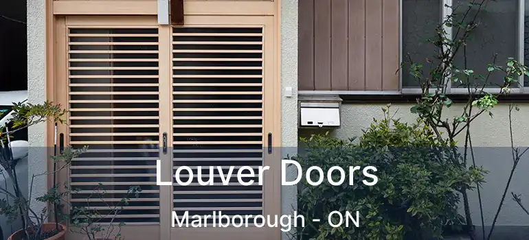 Louver Doors Marlborough - ON