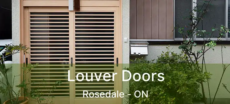 Louver Doors Rosedale - ON