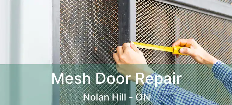 Mesh Door Repair Nolan Hill - ON