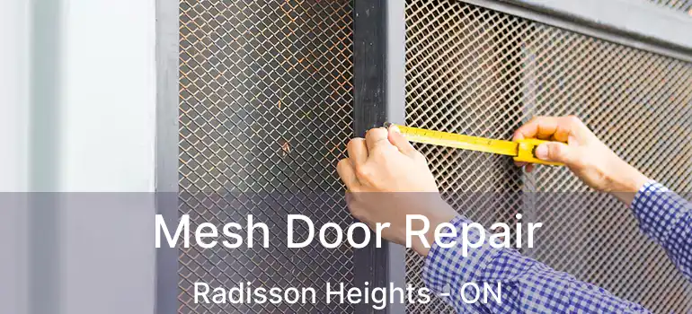 Mesh Door Repair Radisson Heights - ON