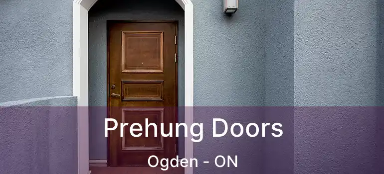 Prehung Doors Ogden - ON