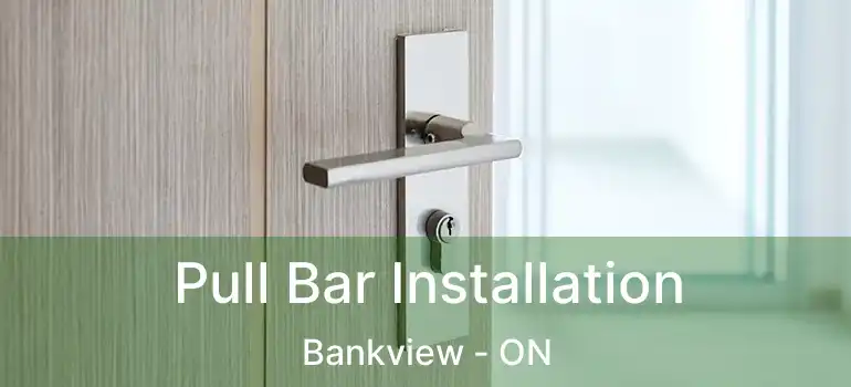 Pull Bar Installation Bankview - ON