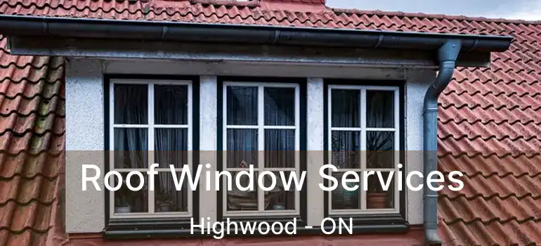 Roof Window Services Highwood - ON