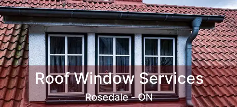 Roof Window Services Rosedale - ON