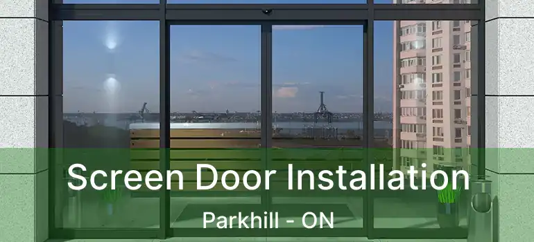 Screen Door Installation Parkhill - ON