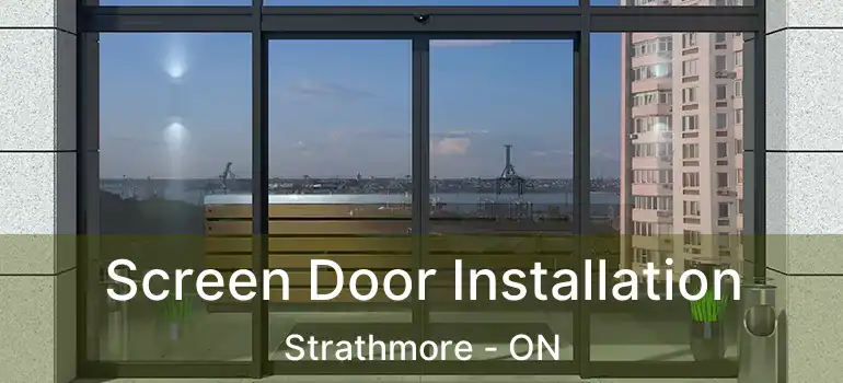 Screen Door Installation Strathmore - ON