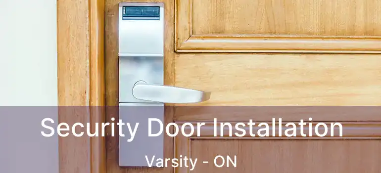 Security Door Installation Varsity - ON
