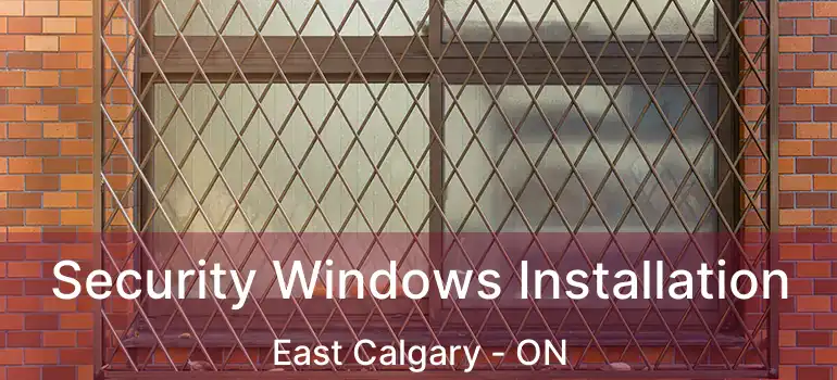 Security Windows Installation East Calgary - ON