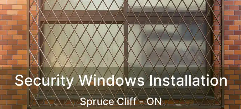 Security Windows Installation Spruce Cliff - ON