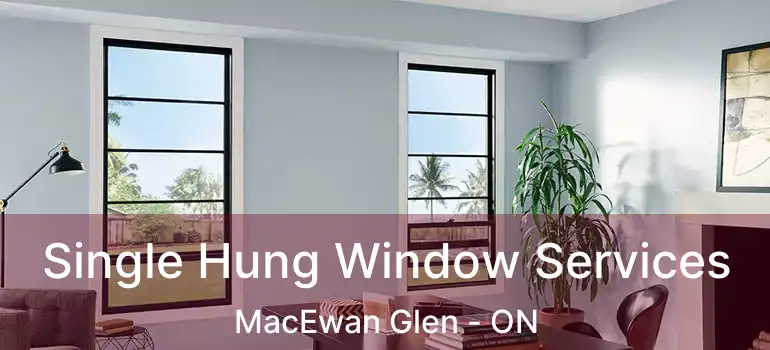 Single Hung Window Services MacEwan Glen - ON