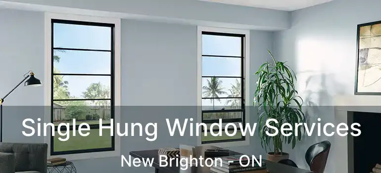 Single Hung Window Services New Brighton - ON