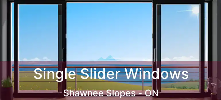 Single Slider Windows Shawnee Slopes - ON