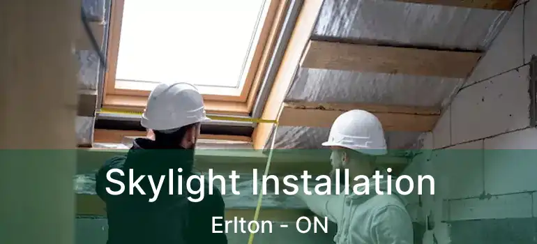 Skylight Installation Erlton - ON