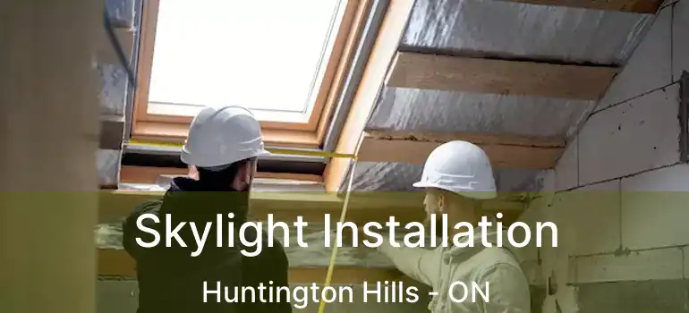 Skylight Installation Huntington Hills - ON