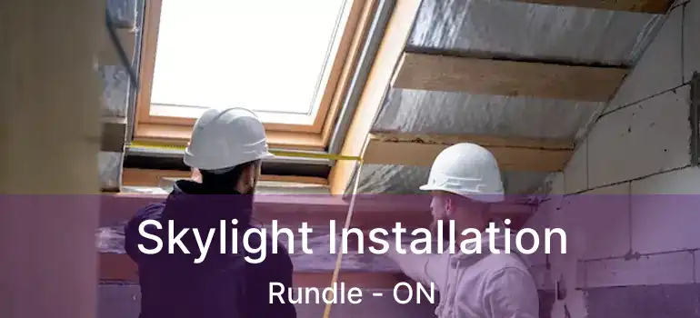 Skylight Installation Rundle - ON