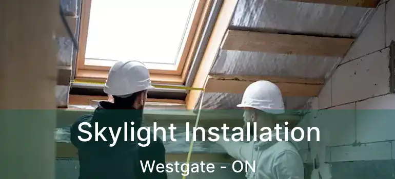 Skylight Installation Westgate - ON