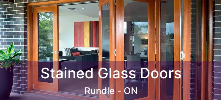 Stained Glass Doors Rundle - ON