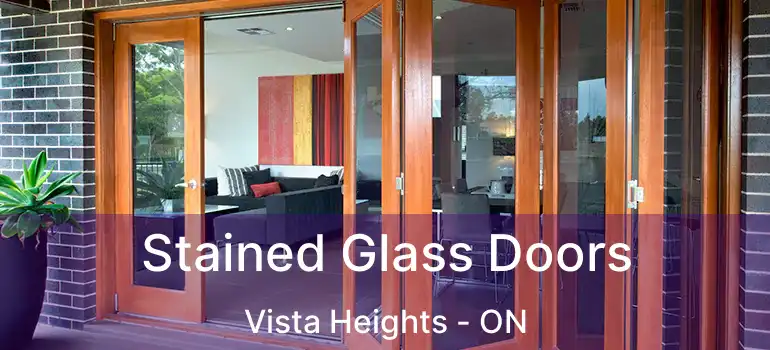 Stained Glass Doors Vista Heights - ON