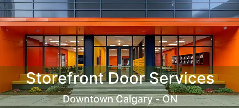 Storefront Door Services Downtown Calgary - ON