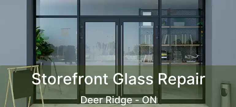 Storefront Glass Repair Deer Ridge - ON