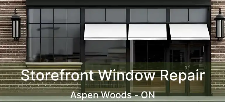 Storefront Window Repair Aspen Woods - ON