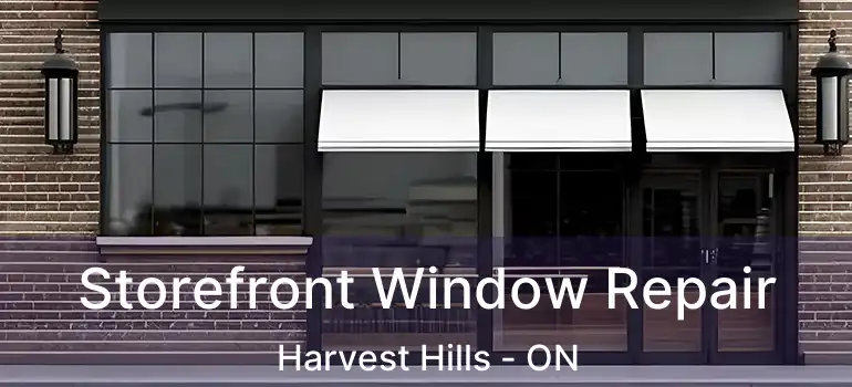 Storefront Window Repair Harvest Hills - ON