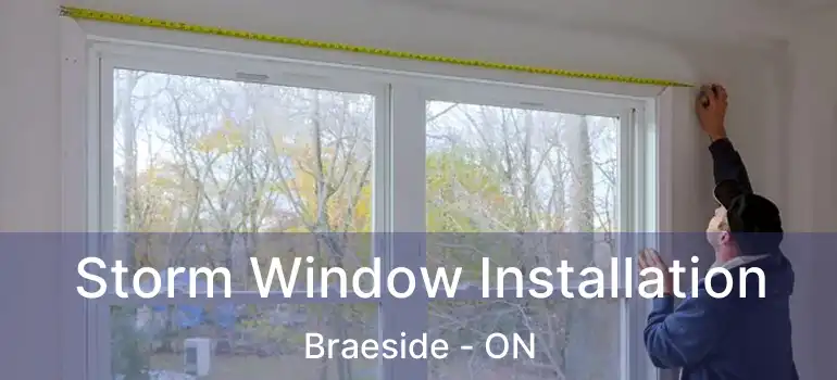 Storm Window Installation Braeside - ON