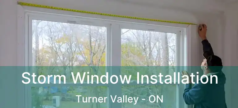 Storm Window Installation Turner Valley - ON