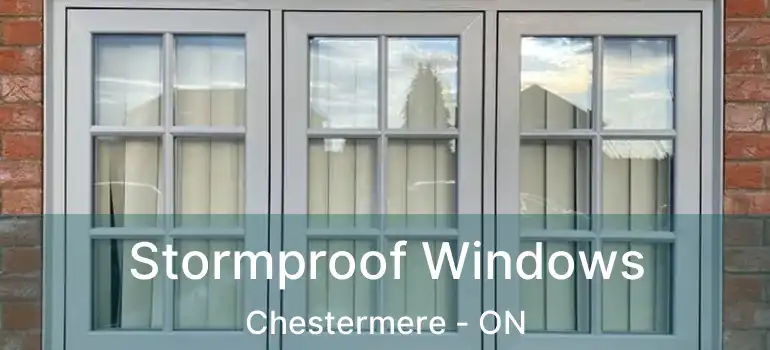 Stormproof Windows Chestermere - ON