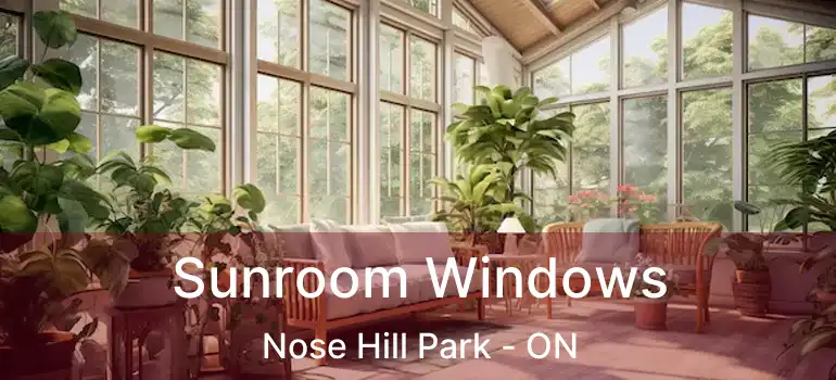 Sunroom Windows Nose Hill Park - ON