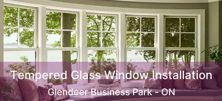 Tempered Glass Window Installation Glendeer Business Park - ON