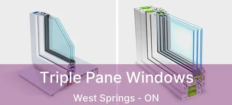 Triple Pane Windows West Springs - ON