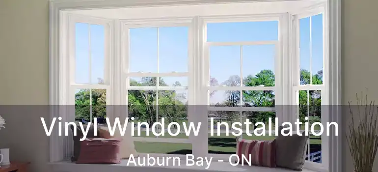 Vinyl Window Installation Auburn Bay - ON