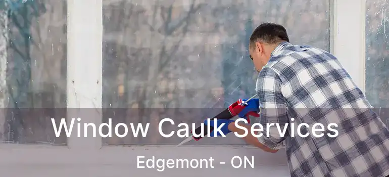 Window Caulk Services Edgemont - ON