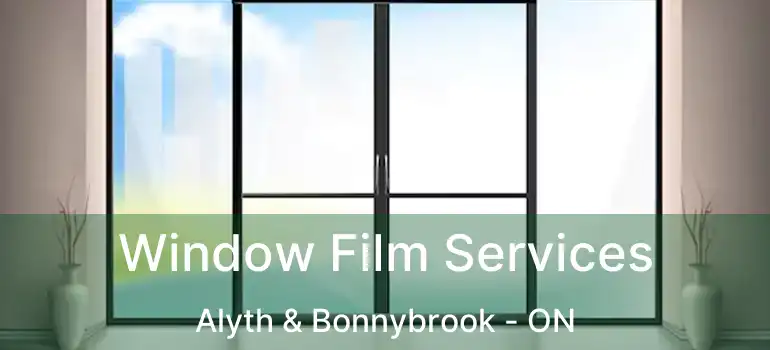 Window Film Services Alyth & Bonnybrook - ON
