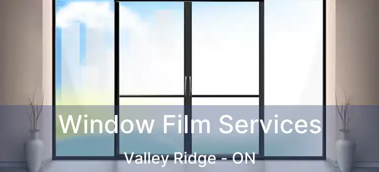 Window Film Services Valley Ridge - ON