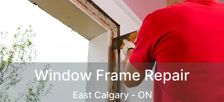 Window Frame Repair East Calgary - ON