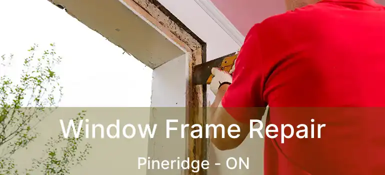 Window Frame Repair Pineridge - ON