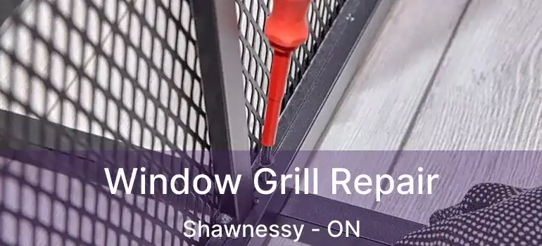 Window Grill Repair Shawnessy - ON