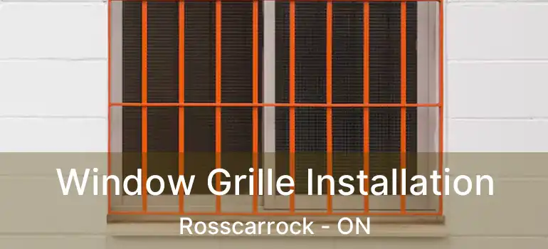 Window Grille Installation Rosscarrock - ON