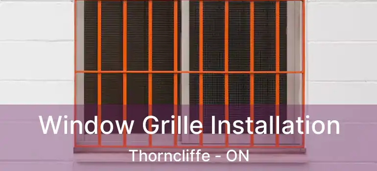 Window Grille Installation Thorncliffe - ON