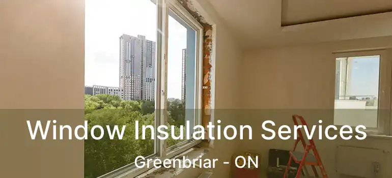 Window Insulation Services Greenbriar - ON