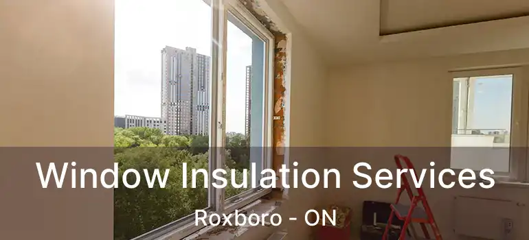 Window Insulation Services Roxboro - ON