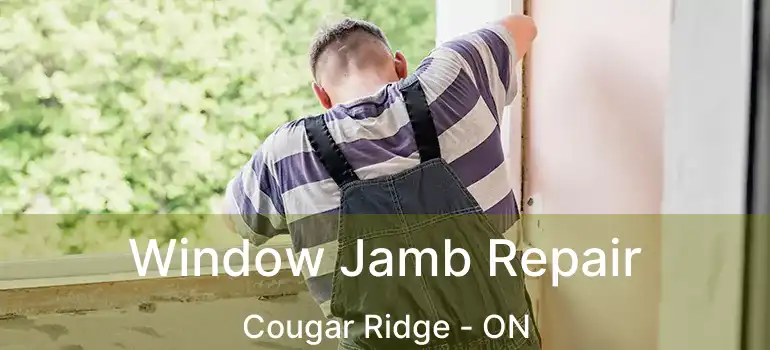 Window Jamb Repair Cougar Ridge - ON