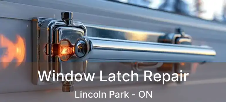 Window Latch Repair Lincoln Park - ON